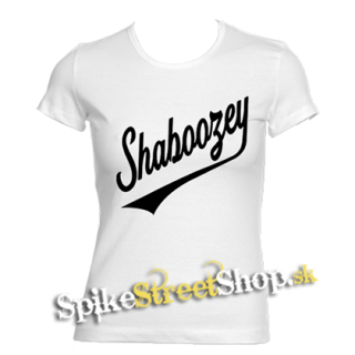 SHABOOZEY - Logo Singer - biele dámske tričko