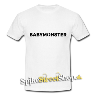 BABYMONSTER - Logo Kpop Band - biele detské tričko