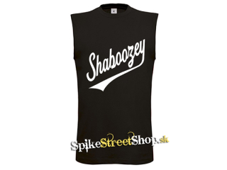 SHABOOZEY - Logo Singer - čierne pánske tričko bez rukávov