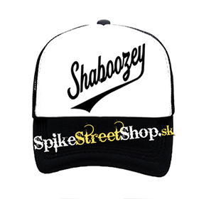 SHABOOZEY - Logo Singer - čiernobiela sieťkovaná šiltovka model "Trucker"