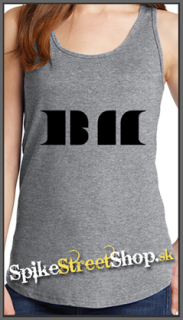 BABYMONSTER - Crest Sign Kpop Band - Ladies Vest Top - šedé