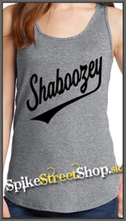 SHABOOZEY - Logo Singer - Ladies Vest Top - šedé