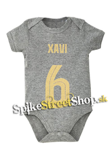 XAVI - 6 - šedé detské body