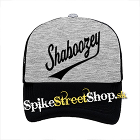 SHABOOZEY - Logo Singer - šedočierna sieťkovaná šiltovka model "Trucker"