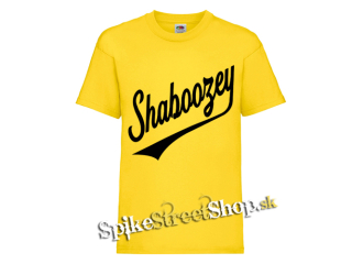 SHABOOZEY - Logo Singer - žlté detské tričko