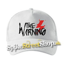 THE WARNING - Logo - biela šiltovka (-30%=AKCIA)