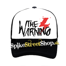 THE WARNING - Logo - čiernobiela sieťkovaná šiltovka model "Trucker"