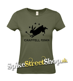 CHAPPELL ROAN - Rabbit Star Logo - khaki dámske tričko