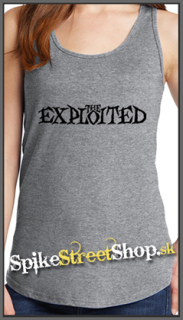 THE EXPLOITED - Logo - Ladies Vest Top - šedé