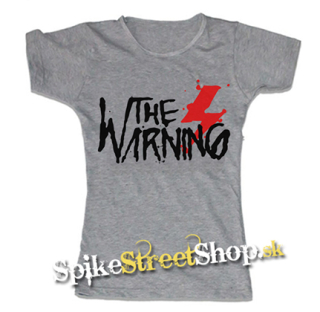 THE WARNING - Logo - šedé dámske tričko