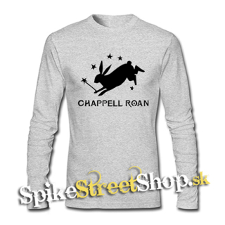 CHAPPELL ROAN - Rabbit Star Logo - šedé pánske tričko s dlhými rukávmi