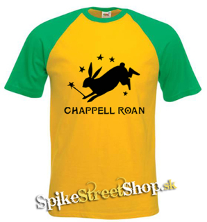 CHAPPELL ROAN - Rabbit Star Logo - žltozelené pánske tričko