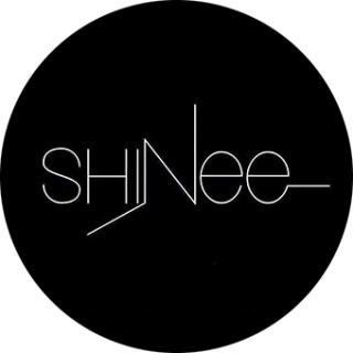 SHINEE - Logo Kpop Band - okrúhla podložka pod pohár