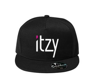 ITZY - Logo - čierna šiltovka model "Snapback"