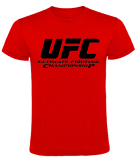 UFC - Logo - červené pánske tričko