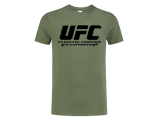 UFC - Logo - olivové pánske tričko