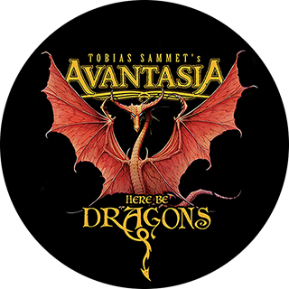 AVANTASIA - Here Be Dragons - okrúhla podložka pod pohár