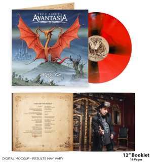 AVANTASIA - Here Be Dragons (LP - Red Black Cross Limited)