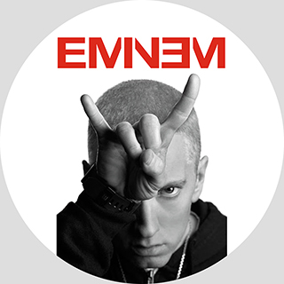 EMINEM - Poster Motive 1 - okrúhla podložka pod pohár