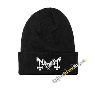 MAYHEM - Logo White - zimná čiapka