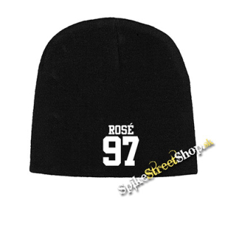 Čierna zimná čiapka BLACKPINK - ROSÉ 97 - White Logo
