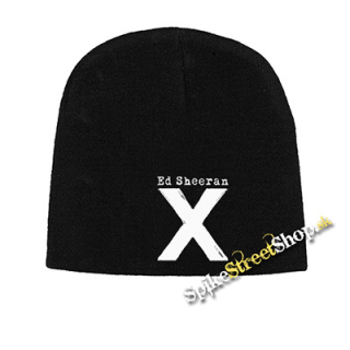 Čierna zimná čiapka ED SHEERAN - X