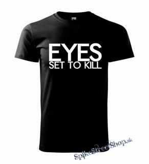 EYES SET TO KILL - Logo - pánske tričko