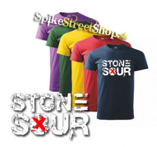 STONE SOUR - Logo - farebné pánske tričko