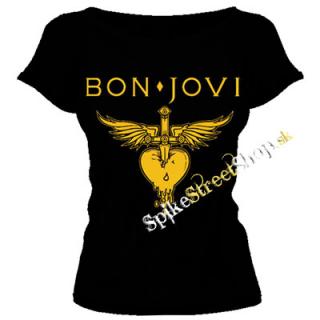 BON JOVI - Yellow Heart - dámske tričko