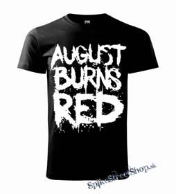 AUGUST BURNS RED - Big White Logo - pánske tričko