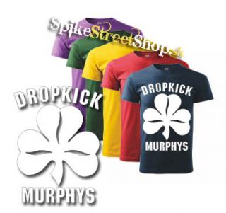 DROPKICK MURPHYS - White Logo - farebné pánske tričko