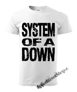 SYSTEM OF A DOWN - Logo - biele pánske tričko