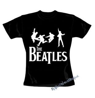 BEATLES - Jump - čierne dámske tričko