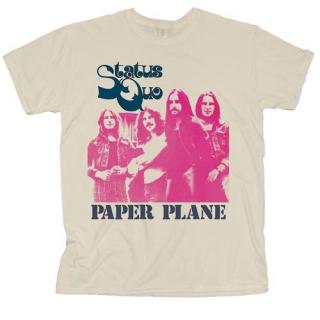 STATUS QUO - Paper Plane - hnedé pánske tričko