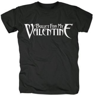 BULLET FOR MY VALENTINE - Logo - čierne pánske tričko