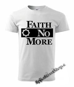 FAITH NO MORE - Logo - biele pánske tričko