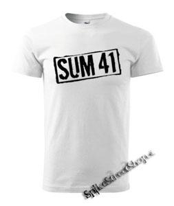 SUM 41 - Logo - biele pánske tričko