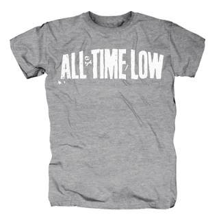 ALL TIME LOW - Logo - sivé pánske tričko