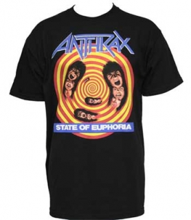 ANTHRAX - State Of Euphoria - čierne pánske tričko