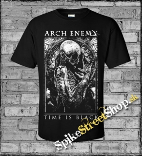 ARCH ENEMY - Time Is Black-White Motive - čierne pánske tričko