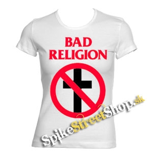 BAD RELIGION - Logo - biele dámske tričko