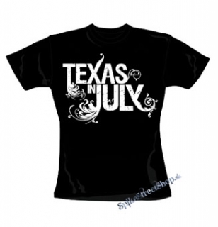 TEXAS IN JULY - Logo - čierne dámske tričko