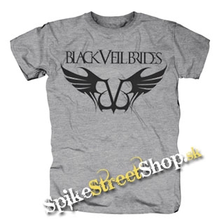 BLACK VEIL BRIDES - Wings Logo - sivé pánske tričko