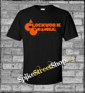 CLOCKWORK ORANGE - Logo - čierne pánske tričko