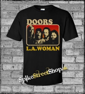 DOORS - LA Woman - čierne pánske tričko