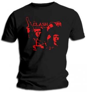 CLASH - Band Gun - čierne pánske tričko