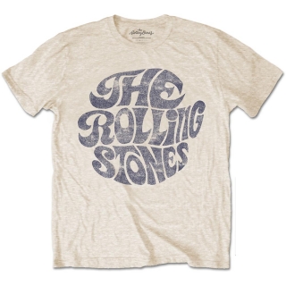 ROLLING STONES - Vintage 70 Logo - pieskové pánske tričko