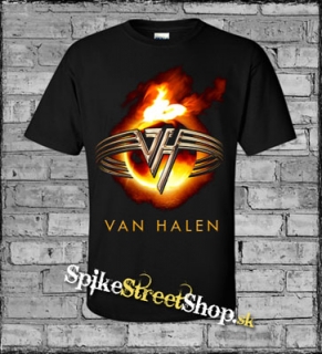 VAN HALEN - Logo - čierne pánske tričko