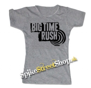 BIG TIME RUSH - Logo - šedé dámske tričko