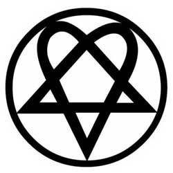 HEARTAGRAM - biely - okrúhla podložka pod pohár